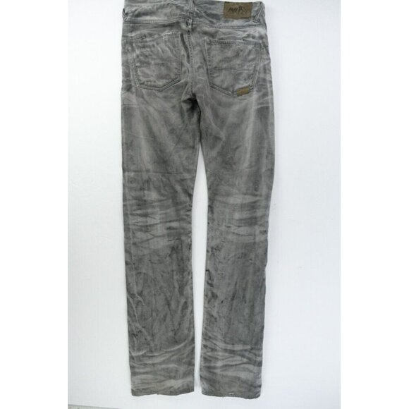 Prps Rambler Jeans Portugal 33' Waist 35.5' Inseam Gray Distressed Stacked Denim - Picture 2 of 10